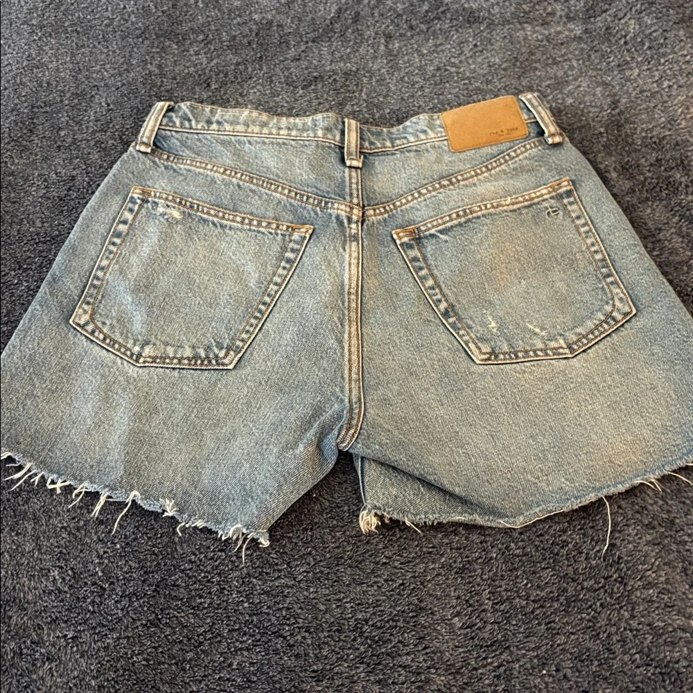 rag & bone Distressed Blue Jean Short Bundle - Picture 3 of 10